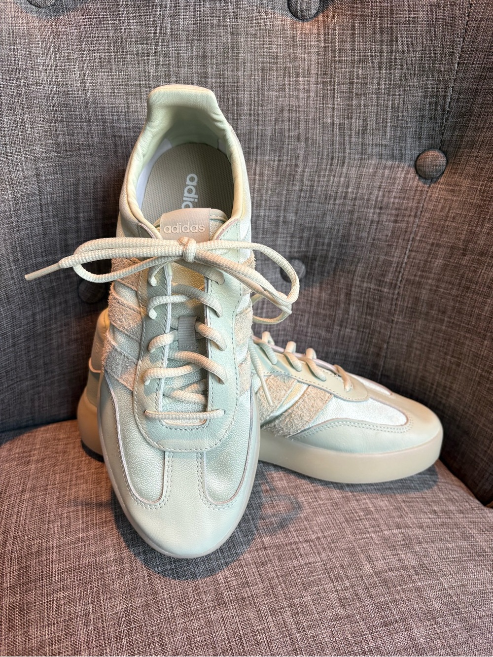 adidas Women's Mint Green Low-Top Sneakers